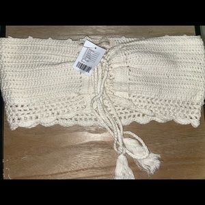 Urban Outfitters White Crochet Crop Top
